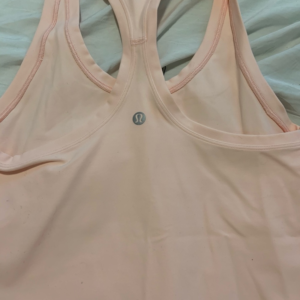 pink nulu racer back top
